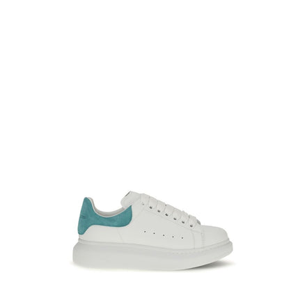 Alexander McQueen Pantofi Sport Albi din Piele de Vițel