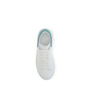 Alexander McQueen Pantofi Sport Albi din Piele de Vițel