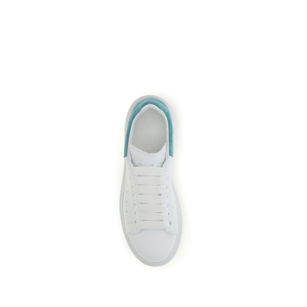 Alexander McQueen Pantofi Sport Albi din Piele de Vițel