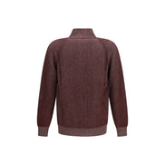 Brunello Cucinelli Bordeaux Cashmere Cardigan