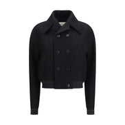 Ami Paris Black Wool Bomber