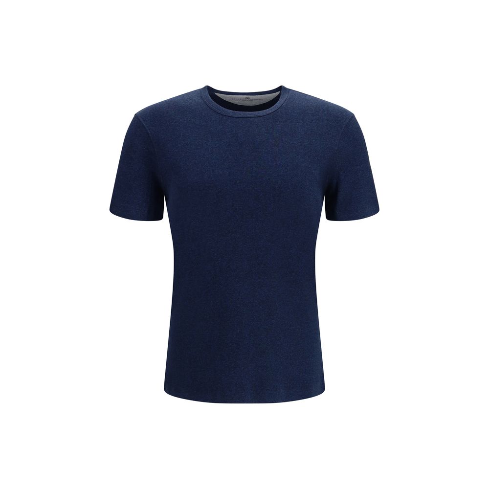 Brunello Cucinelli Tricou Albastru din Bumbac