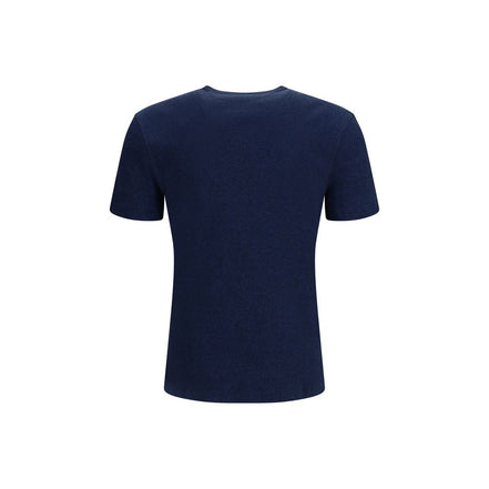 Brunello Cucinelli Tricou Albastru din Bumbac