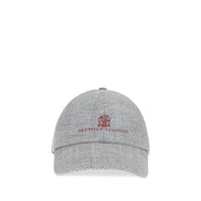 Brunello Cucinelli Șapcă Gri din Lână (Șapcă Baseball)