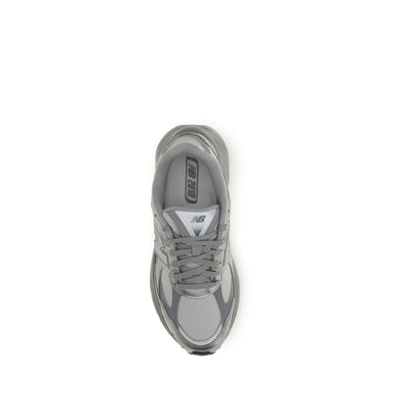 New Balance Gray Fabric Athletic Sneakers