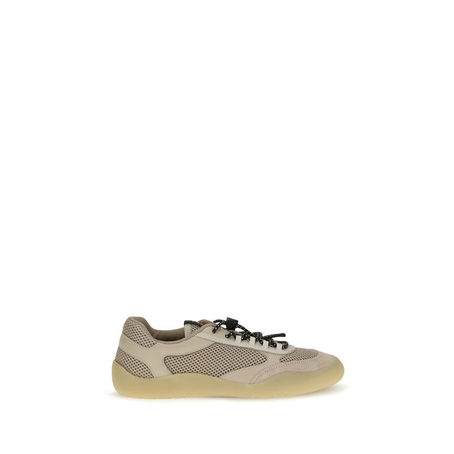 Prada Pantofi Sport Bej din Piele de Vițel