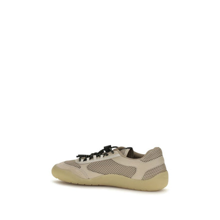 Prada Pantofi Sport Bej din Piele de Vițel