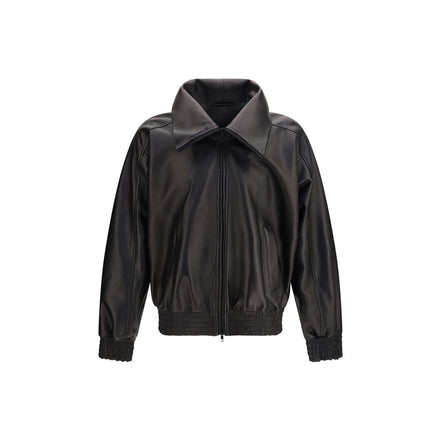 Balenciaga Geacă din Piele de Miel Neagră