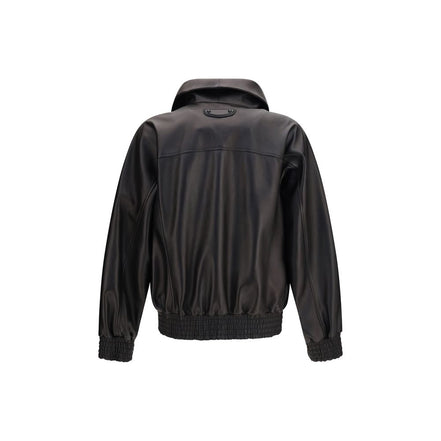Balenciaga Geacă din Piele de Miel Neagră