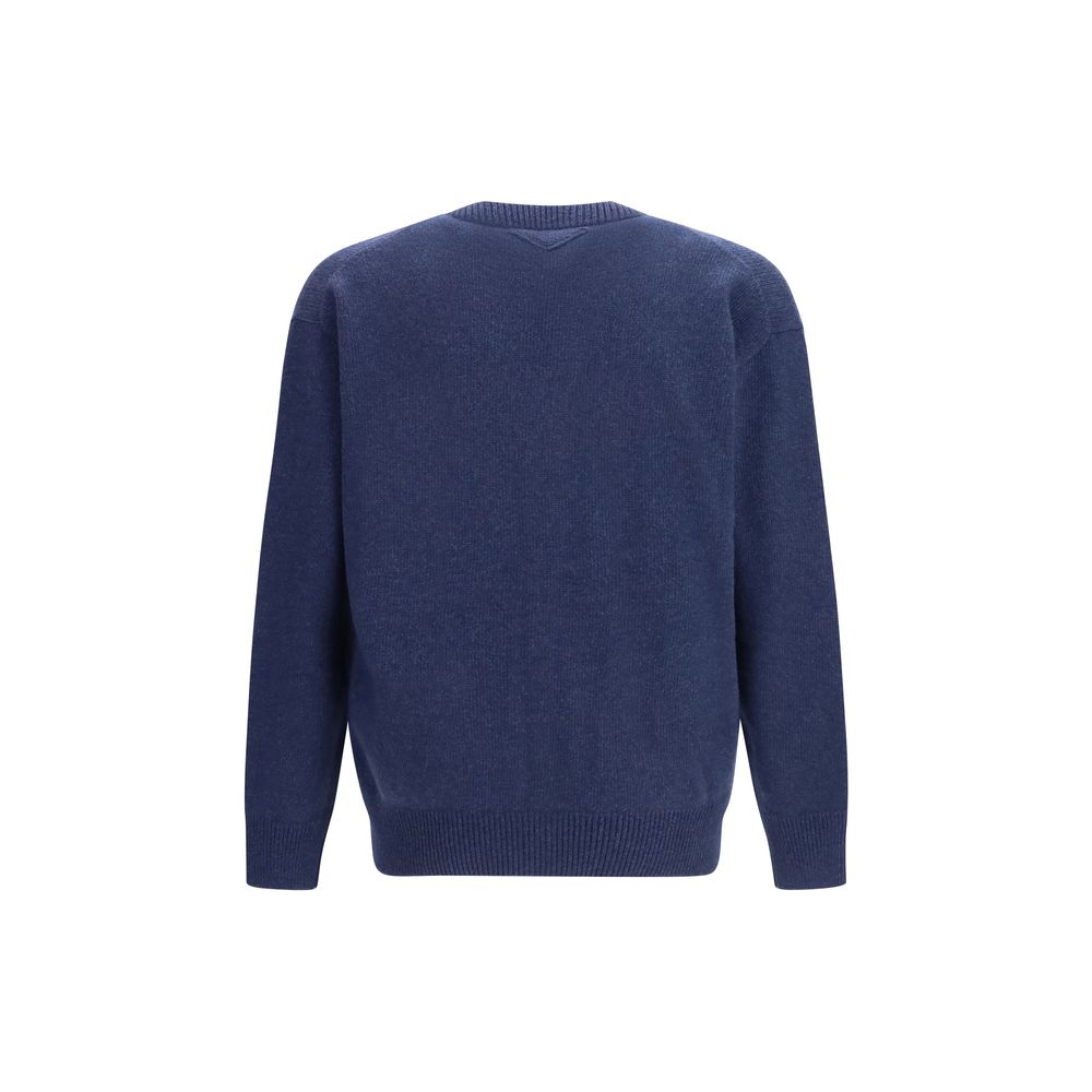 Prada Cardigan Albastru din Cașmir