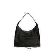 Balenciaga Geantă de Umăr Neagră din Piele de Miel