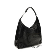 Balenciaga Geantă de Umăr Neagră din Piele de Miel
