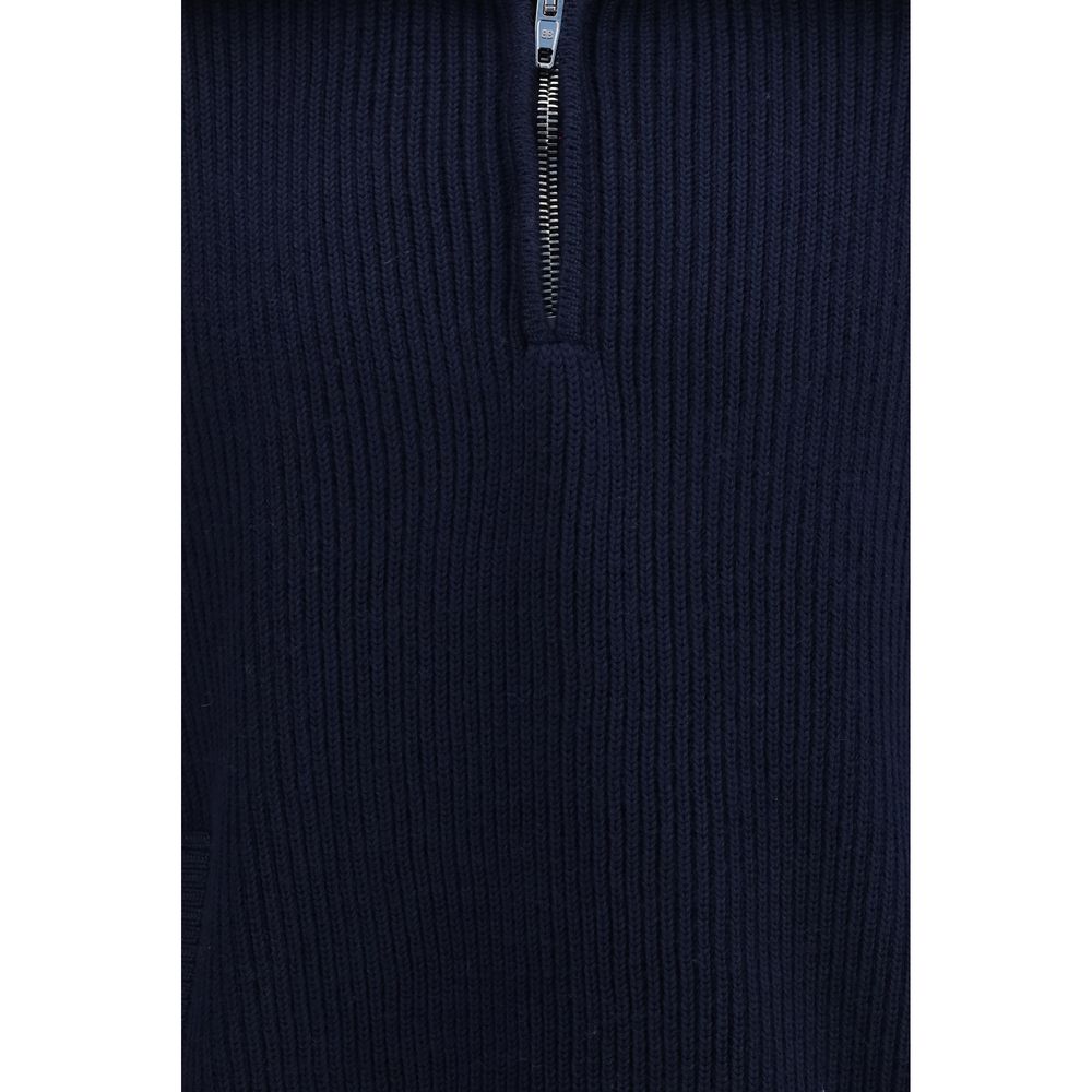Balenciaga Blue Wool Sweatshirt