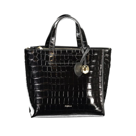 Furla Geantă Neagră din Piele pentru Damă