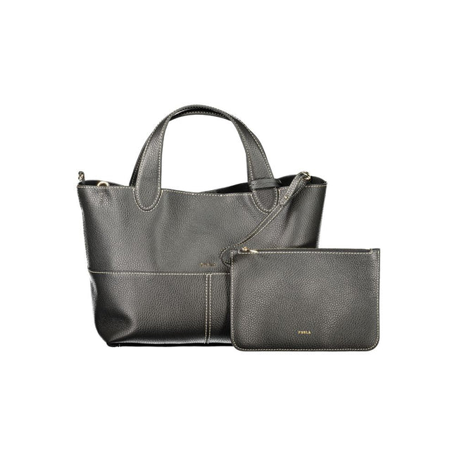 Furla Geantă Neagră din Piele pentru Damă
