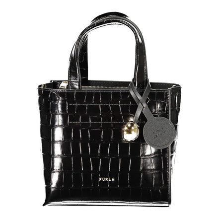 Furla Geantă Neagră din Piele pentru Damă