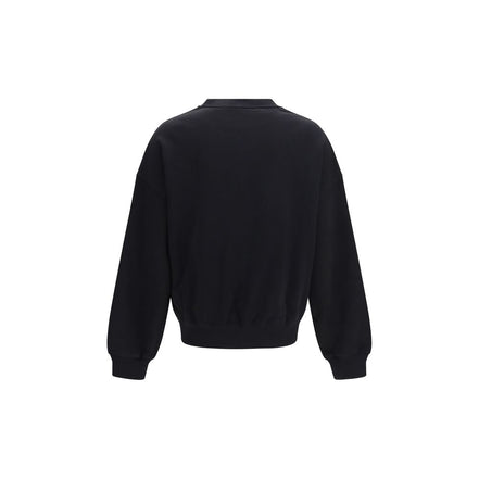Palm Angels Black Cotton Sweatshirt