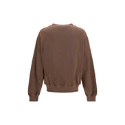Palm Angels Brown Cotton Sweatshirt