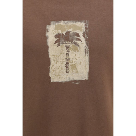 Palm Angels Brown Cotton Sweatshirt