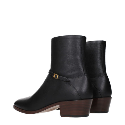 Valentino Garavani Ghete Negre din Piele
