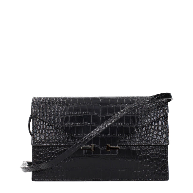 Tom Ford Clutch Negru din Piele