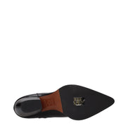 Christian Dior Ghete Negre din Piele