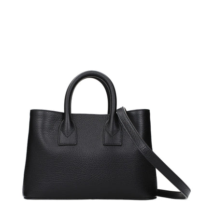 Burberry Geantă de Mână Neagră din Piele