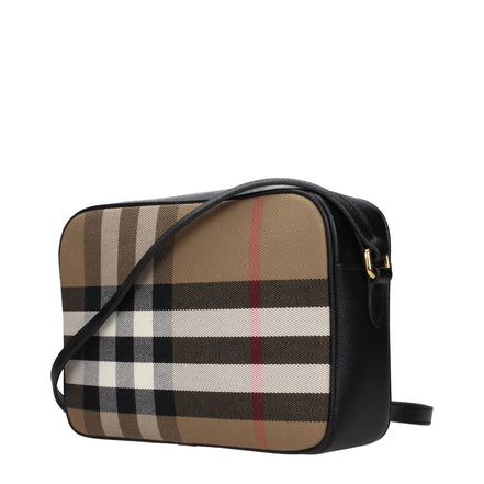 Burberry Geantă Crossbody Bej din Material Textil