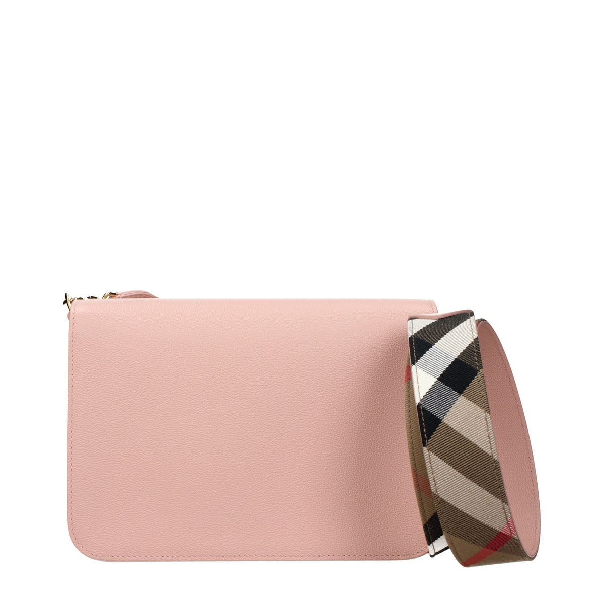 Burberry Geantă Crossbody Roz din Piele