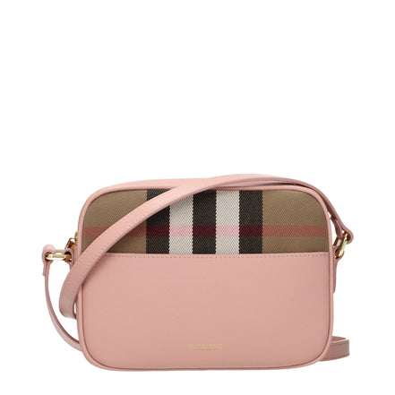Burberry Geantă Crossbody Roz din Piele