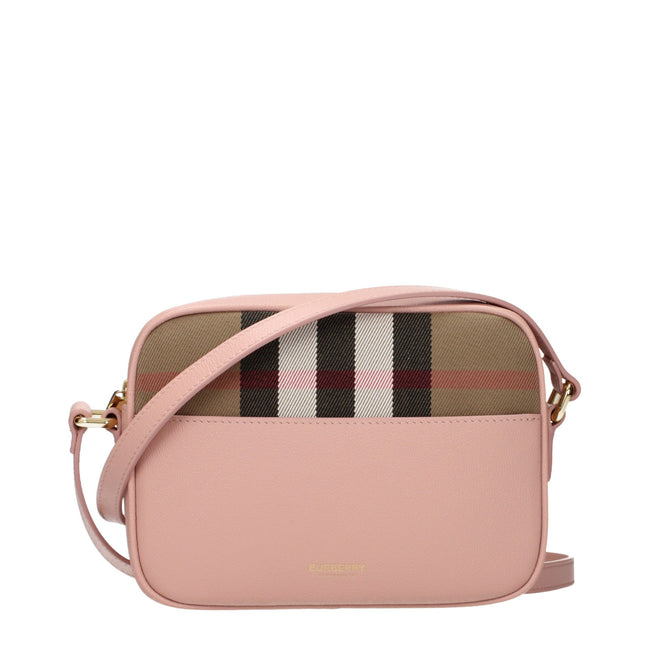 Burberry Geantă Crossbody Roz din Piele