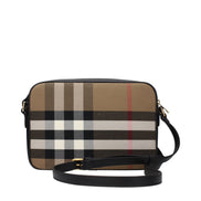 Burberry Geantă Crossbody Bej din Material Textil