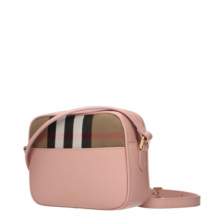 Burberry Geantă Crossbody Roz din Piele