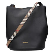 Burberry Geantă Crossbody Neagră din Piele