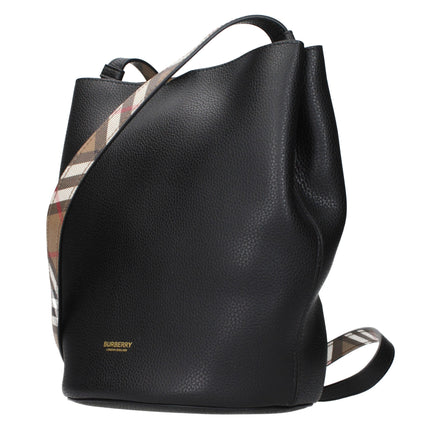 Burberry Geantă Crossbody Neagră din Piele