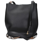 Burberry Geantă Crossbody Neagră din Piele