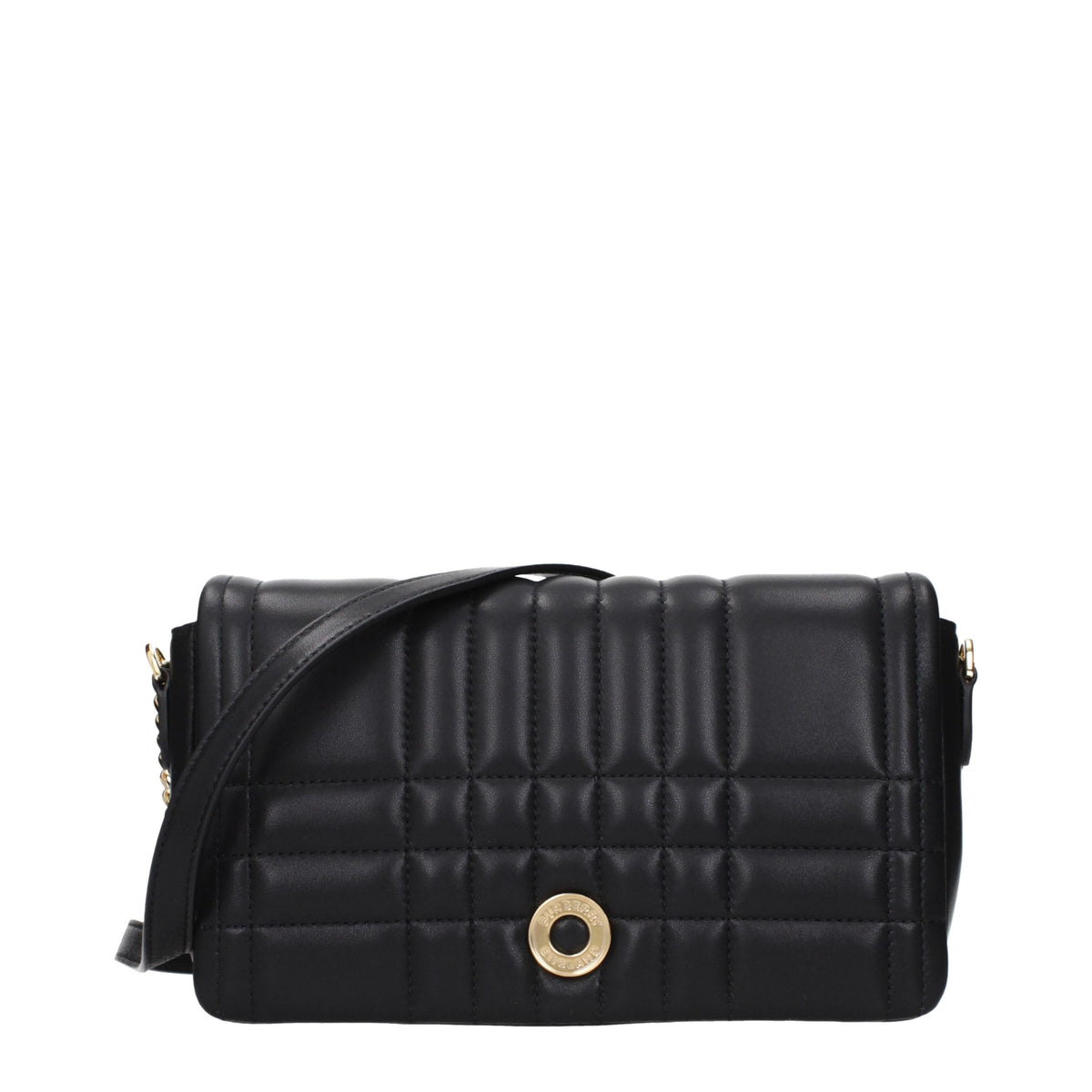 Burberry Geantă Crossbody Neagră din Piele