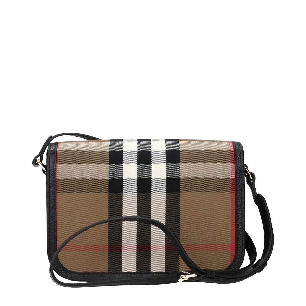 Burberry Geantă Crossbody Maro din Material Textil