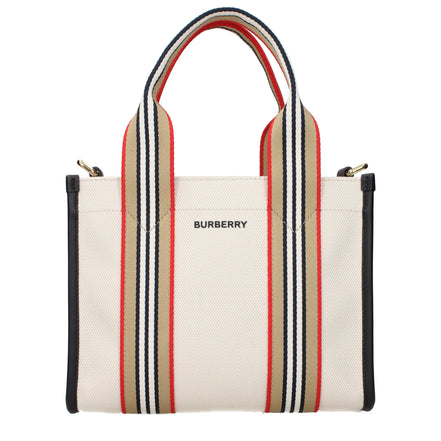 Burberry Geantă de Mână Bej din Material Textil