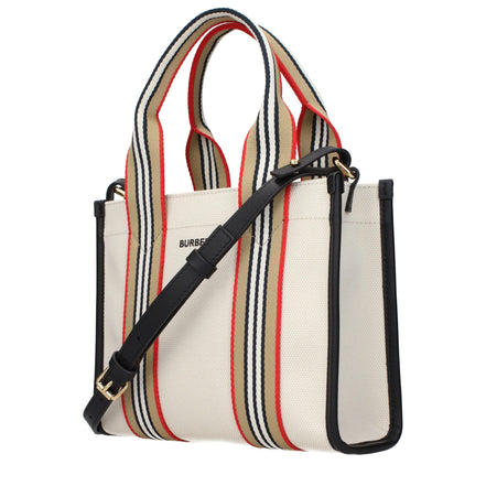 Burberry Geantă de Mână Bej din Material Textil