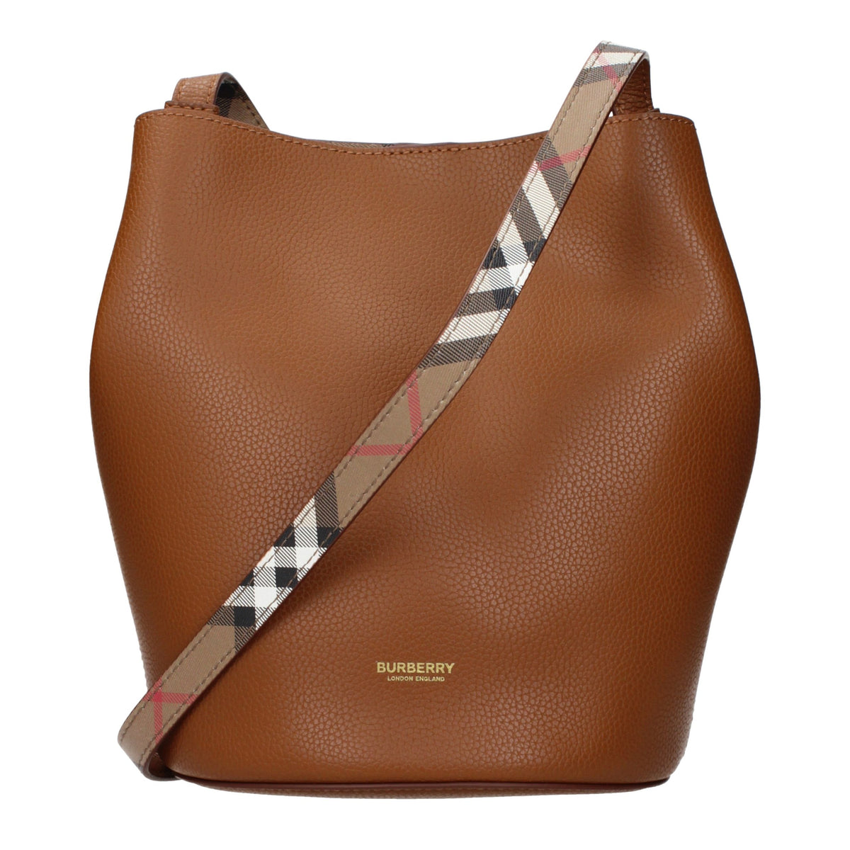 Burberry Geantă Crossbody Maro din Piele