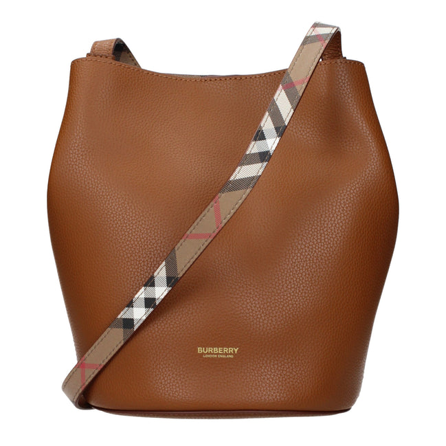 Burberry Geantă Crossbody Maro din Piele