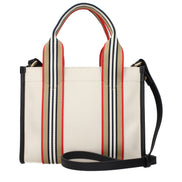 Burberry Geantă de Mână Bej din Material Textil