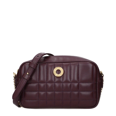Burberry Geantă Crossbody Roșie din Piele