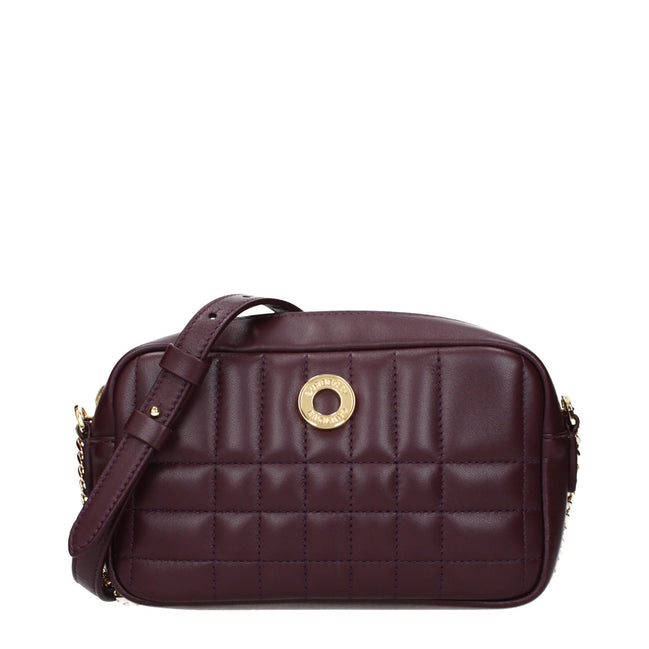 Burberry Geantă Crossbody Roșie din Piele
