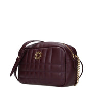 Burberry Geantă Crossbody Roșie din Piele
