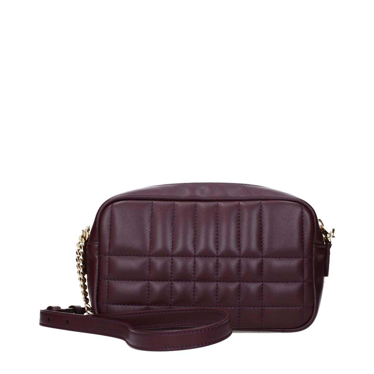 Burberry Geantă Crossbody Roșie din Piele