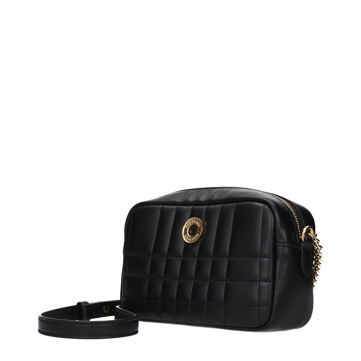 Burberry Geantă Crossbody Neagră din Piele