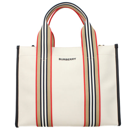 Burberry Geantă de Mână Bej din Material Textil