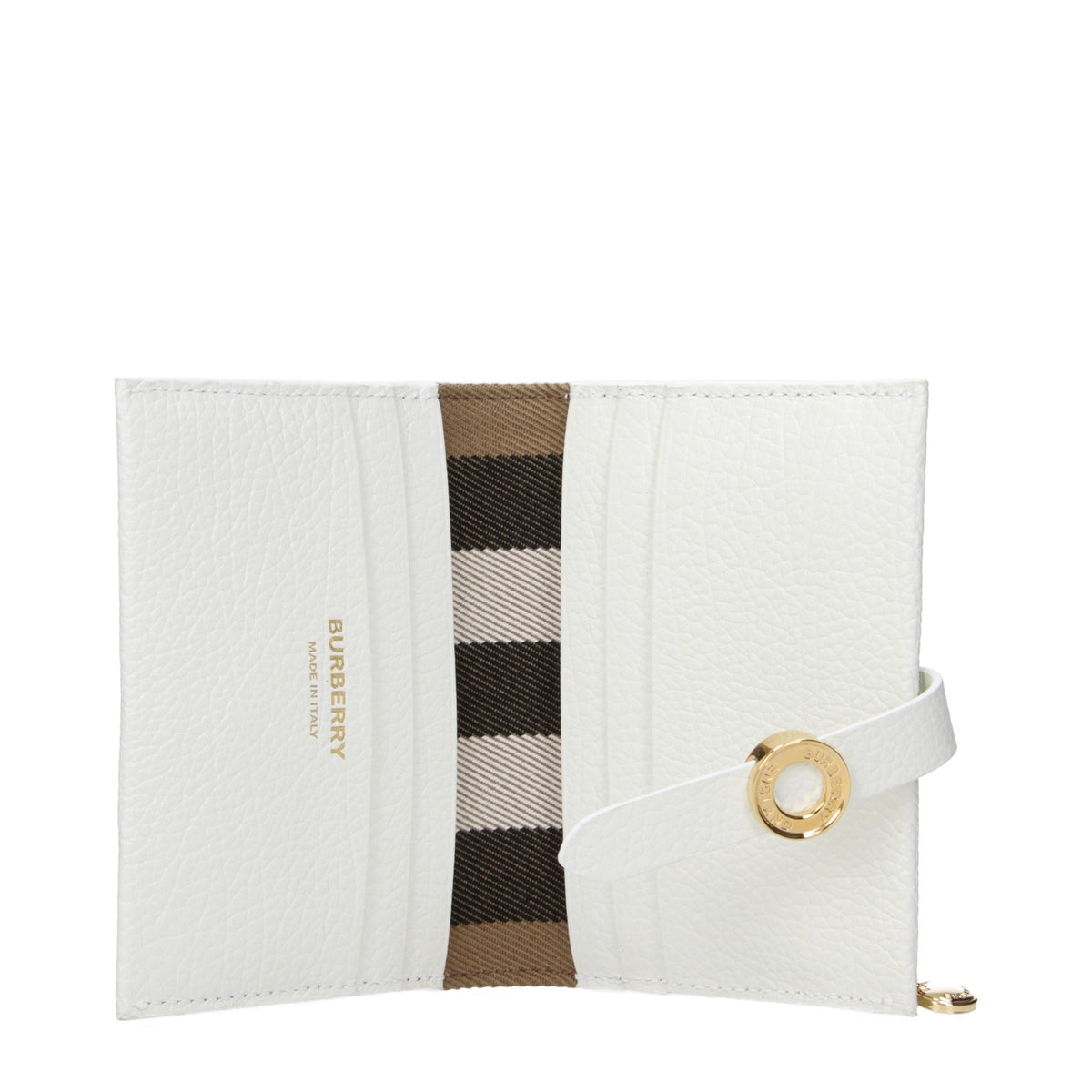 Burberry Portofel Alb din Piele